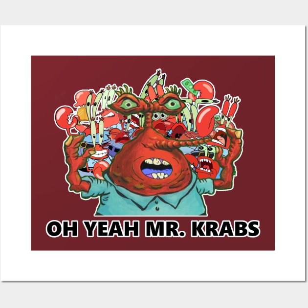 Oh Yeah Mr Krabs Wall Art by LegoNinjaBilbo